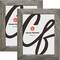 2 Pack Craig Frames Bauhaus 125 Barnwood Gray Picture Frame